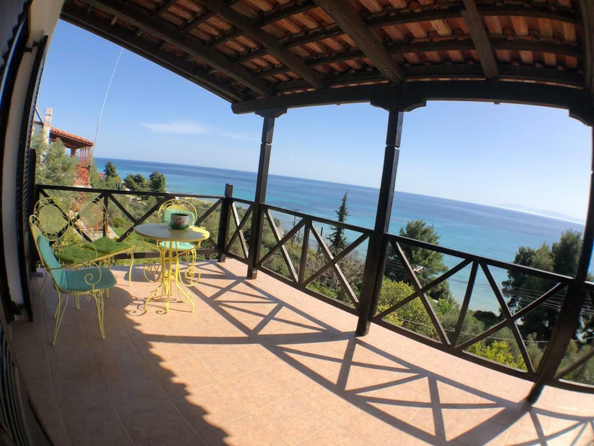 Unique Sea View House Vila Kalandra Exterior foto